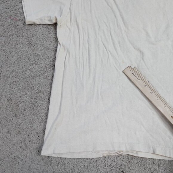 Hale's Ale Shirt Medium Beige Vintage Single Stitch Seattle Washington - Picture 9 of 9